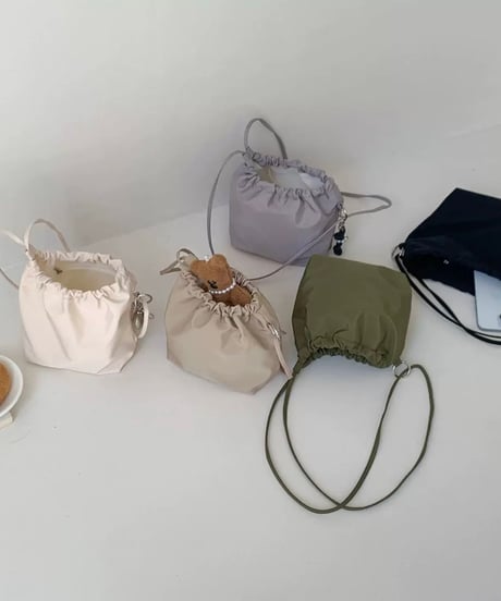 限定OFF【予約販売】巾着ナイロンバッグ