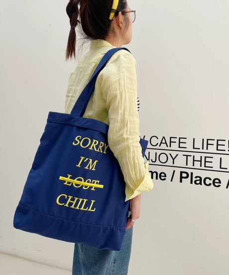 【予約販売】CHILL刺繍トートバッグ