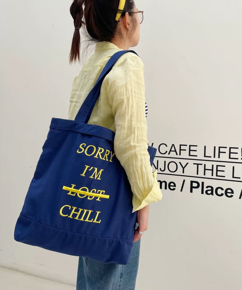 予約販売】CHILL刺繍トートバッグ | KISHIKA 予約販売】CHILL刺繍トートバッグ | KISHIKA