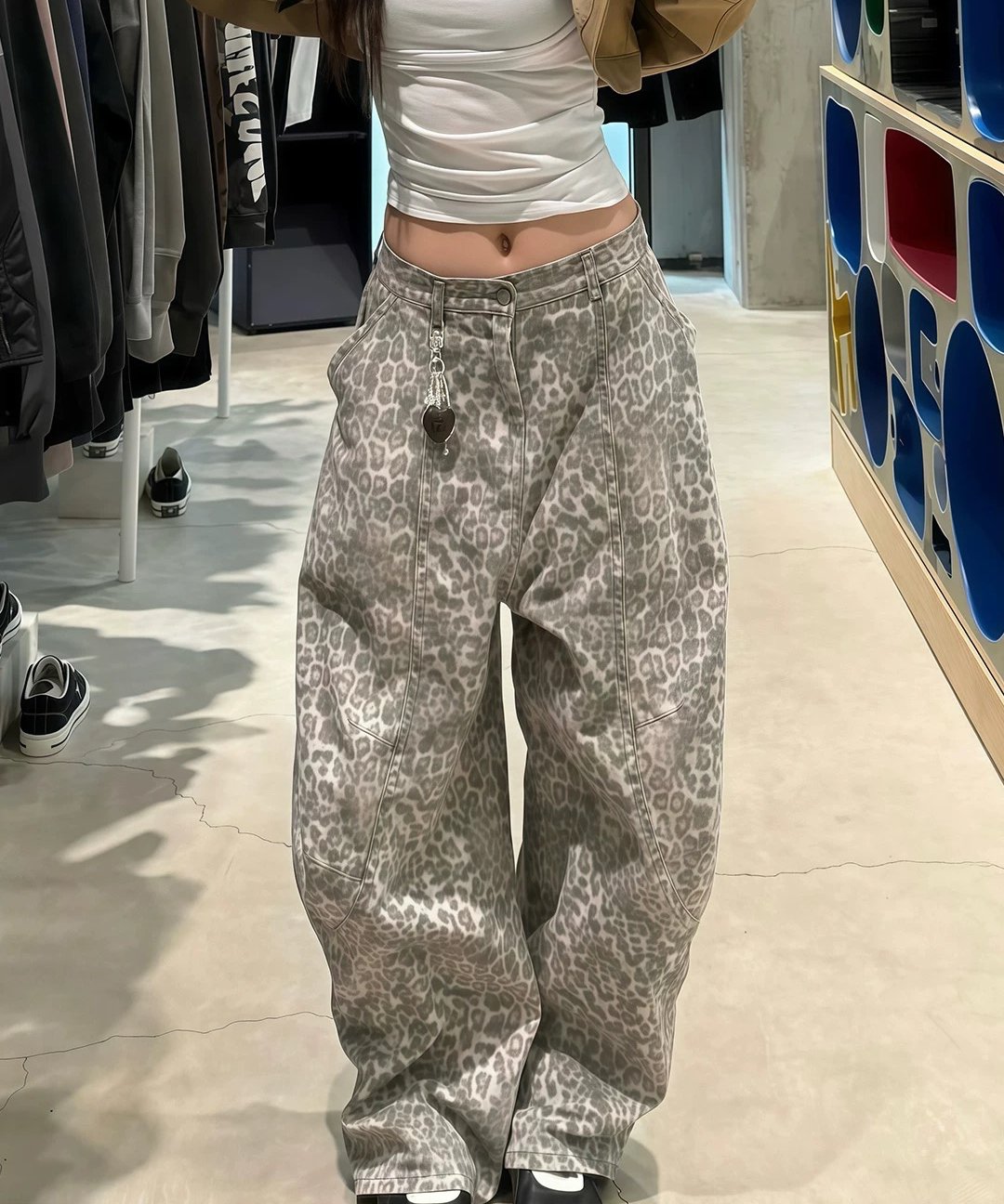 オーダーメイド　バルーンパンツ 予約販売】 レオパード柄デザインバルーンパンツ | KISHIKA