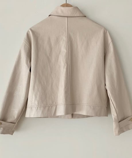 【予約販売】PUエコレザージャケット
