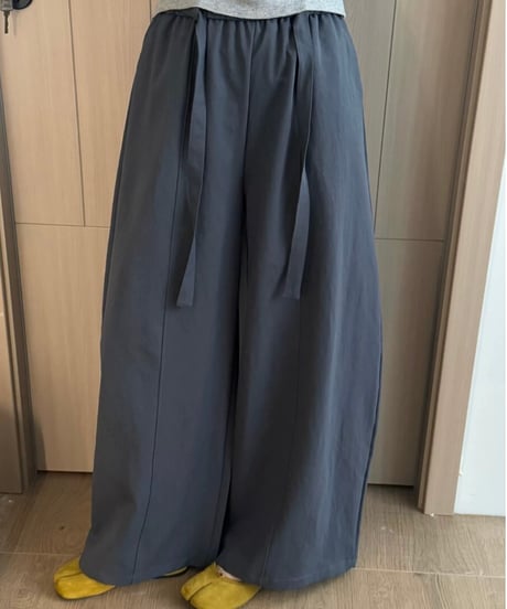 【予約販売】バレルワイドイージーパンツ
