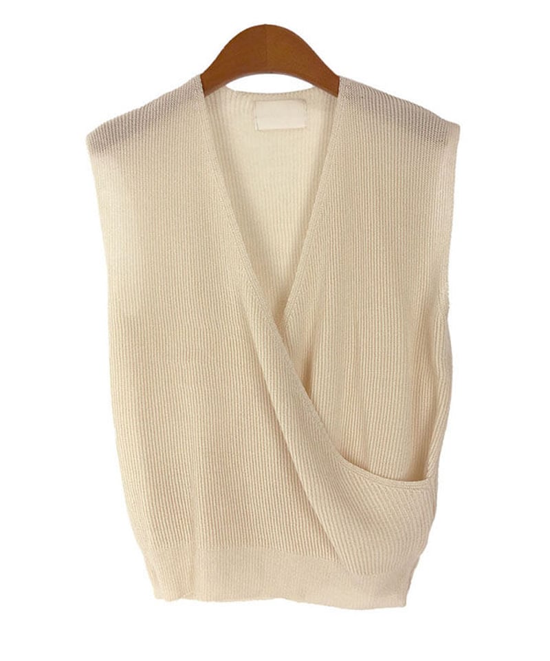 KAPITAL ニットベスト ベージュ ラップスタイル KAPITAL ニットベスト