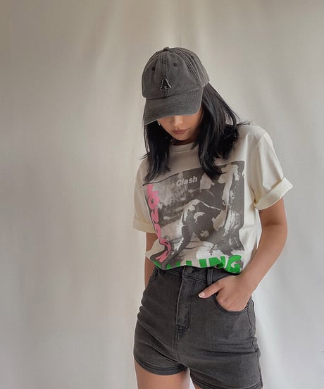 【予約販売】ROCKプリントTシャツ#THE CLASH