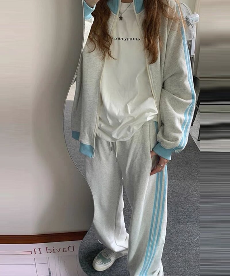 予約販売】スウェットトラックジャケット/パンツ セットアップ 予約販売】スウェットトラックジャケット/パンツ セットアップ