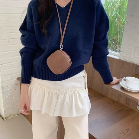 【予約販売】PUレザーストラップマルチミニバッグ