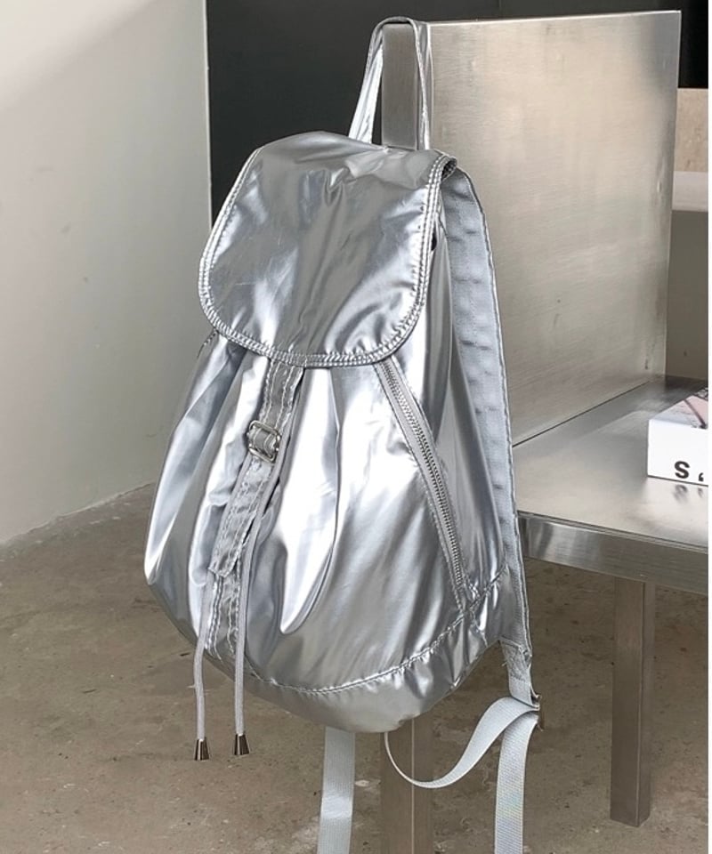 予約販売】グロッシーバックパック Glossy Backpack #シルバー | KISHIKA
