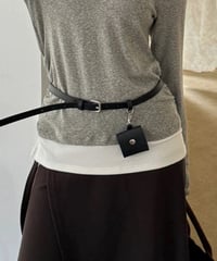 【予約販売】ミニバッグ付PUレザーベルト