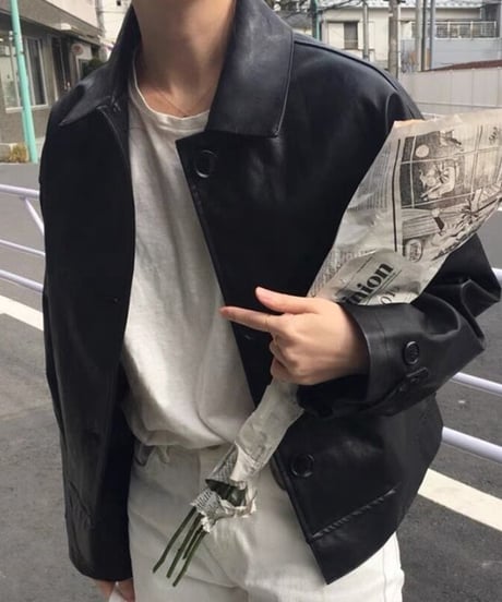 【予約販売】PUエコレザージャケット