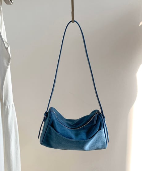 【予約販売】デニムボックスショルダーバッグ