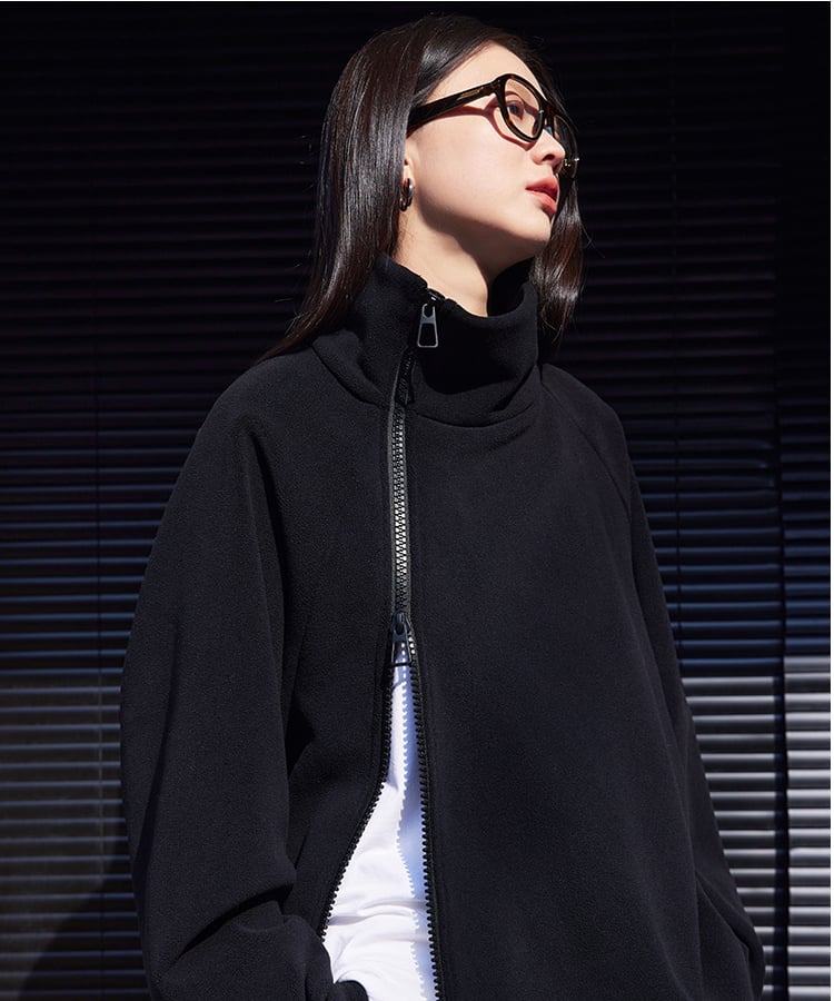 予約販売】ハイネックフリースデザインジャケット | KISHIKA