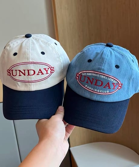 【予約販売】SUNDAYS 刺繍キャップ CAP