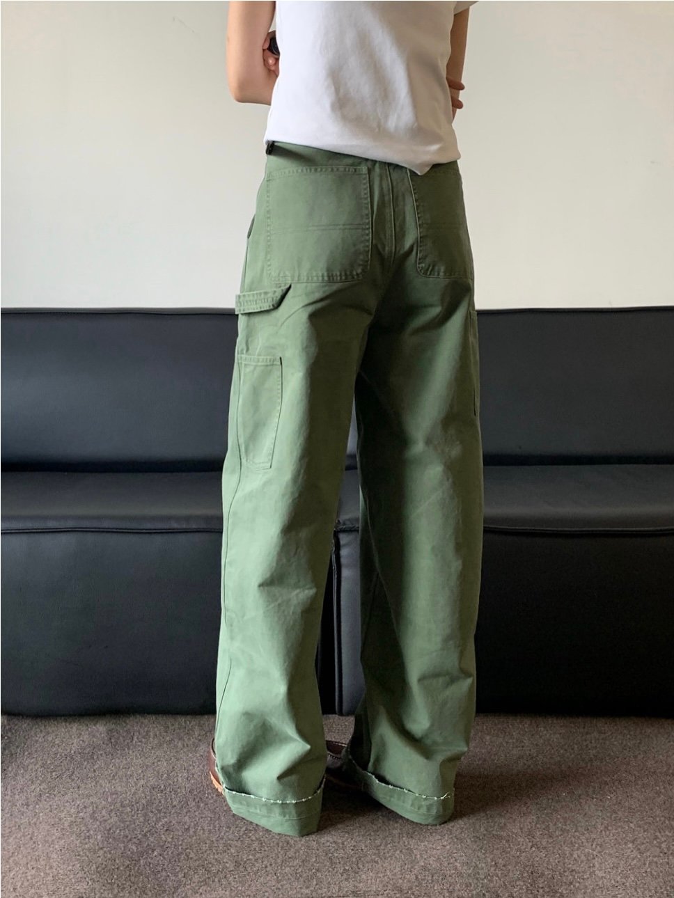 BEARDSLEY ワークパンツ カーキ色 BEARDSLEY ワークパンツ カーキ色 予約販売】ペインターワーク