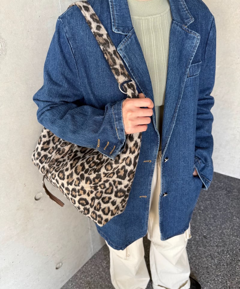 uniform experiment クッション レオパード柄 中古品 uniform