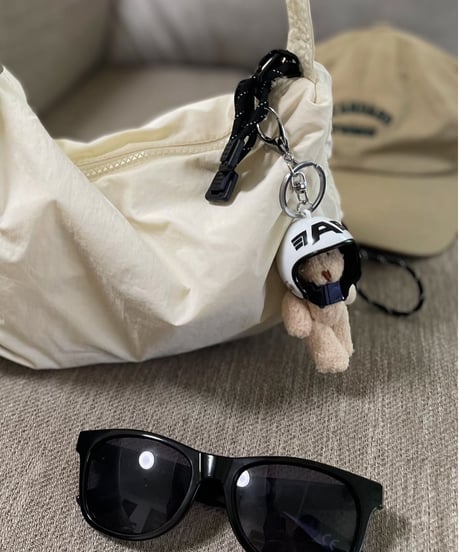 【予約販売】ヘルメットベアキーホルダー