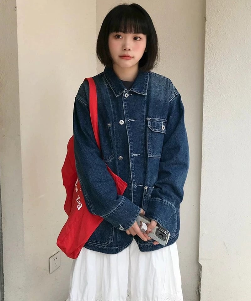 予約販売】カバーオールデニムジャケット | KISHIKA