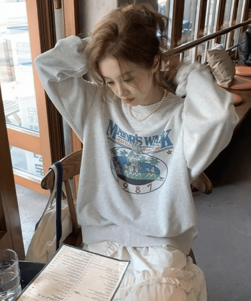 予約販売】レトロプリントスウェット | KISHIKA