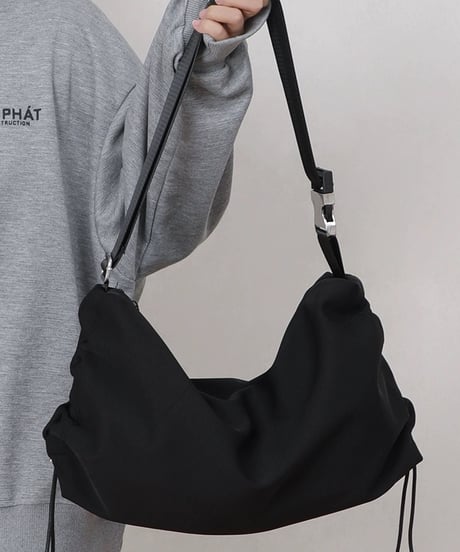 【予約販売】大容量 サイドストリング クロスバッグ
