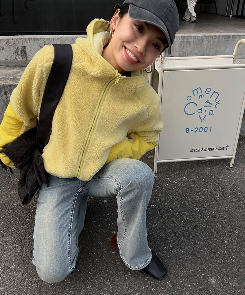本日限定・可愛い!】KATE SPADE NEWYORK ボアフリースパーカー 本日限定・可愛い!】KATE SPADE NEWYORK ボアフリースパーカー