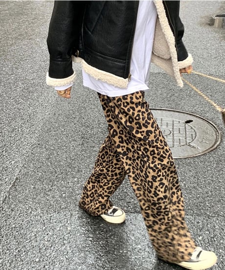 【予約販売】レオパード柄パンツ