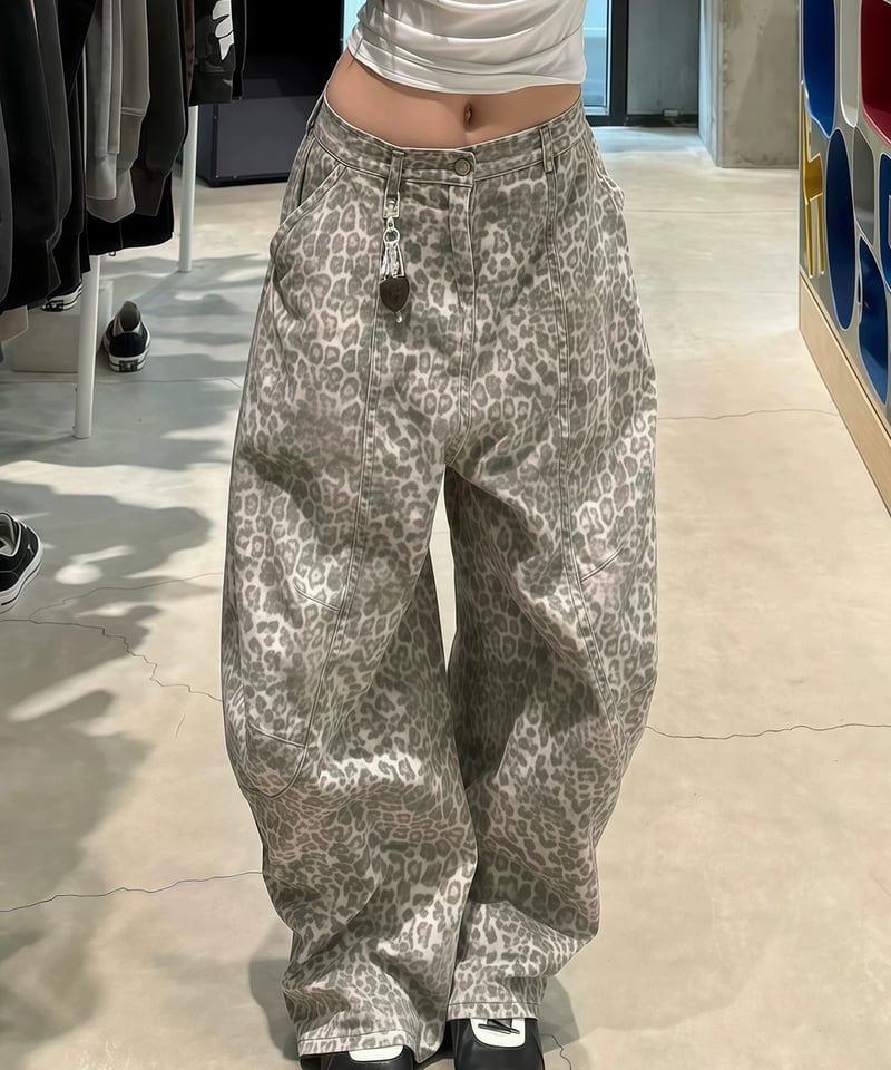 予約販売】 レオパード柄デザインバルーンパンツ | KISHIKA