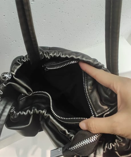 【予約販売】ビンテージ加工ロングハンドルショルダーバッグ