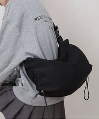 【予約販売】大容量 サイドストリング クロスバッグ