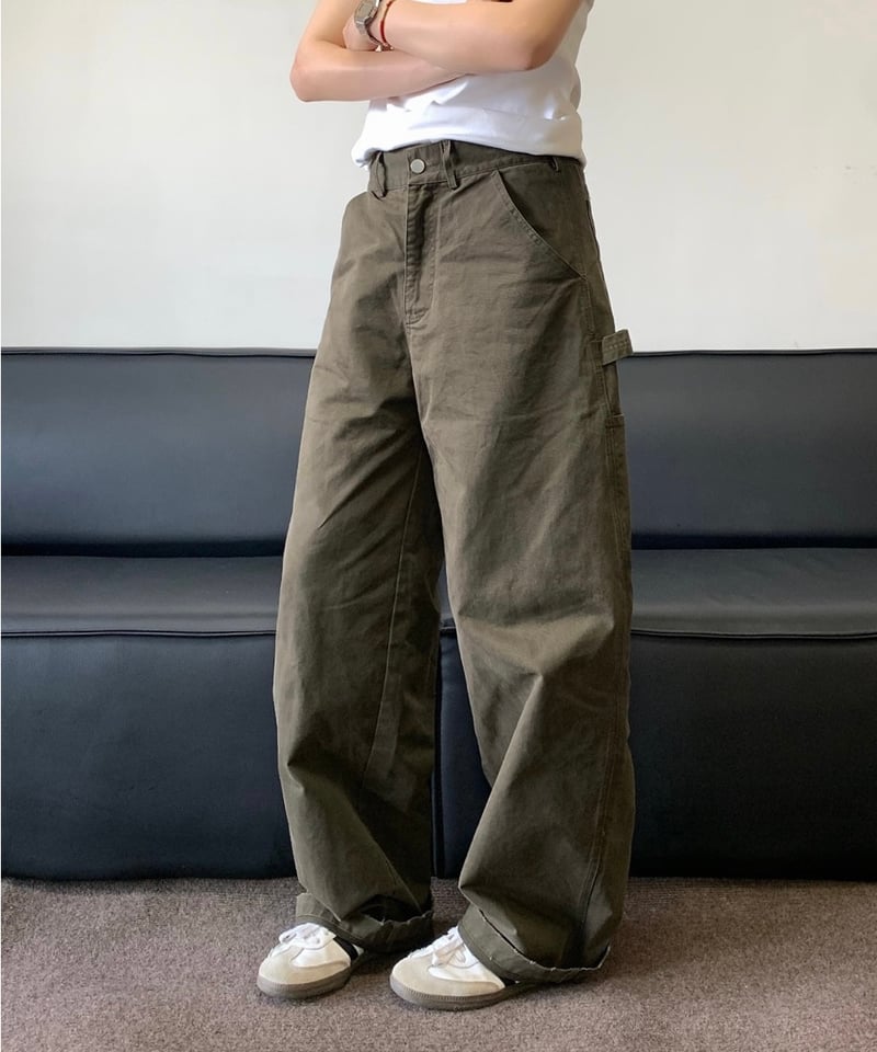 カ*ラ様 濃紺美品 VIRGO×QUENCH ⭐︎ M ペインターパンツ ワーク VIRGOwearworks】Special gladiator cargo pants - V-STORE