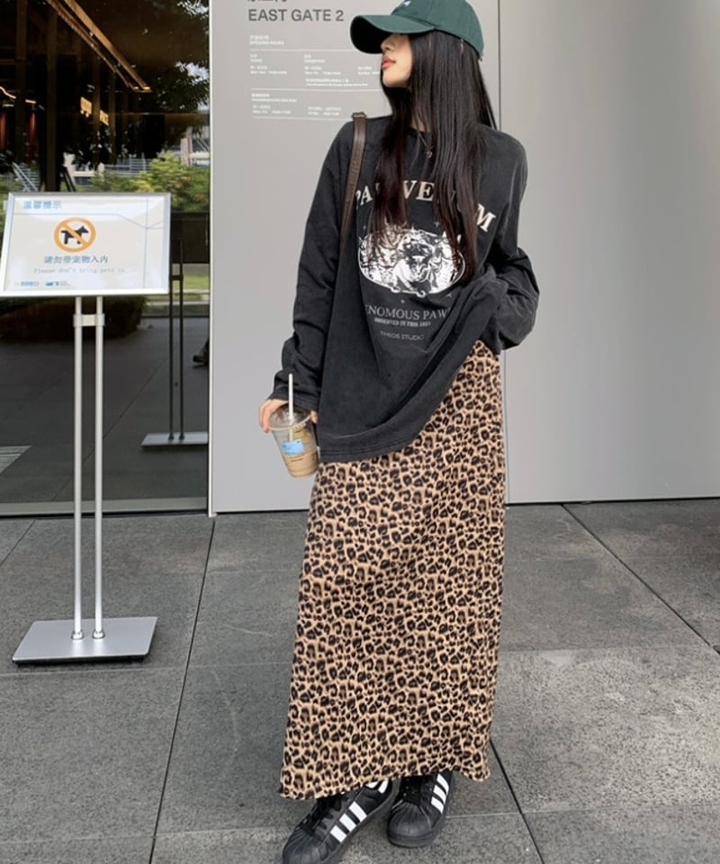 セット割20%OFF【予約販売】レトロプリントTシャツ/レオパード セット割20%OFF【予約販売】レトロプリントTシャツ/レオパード