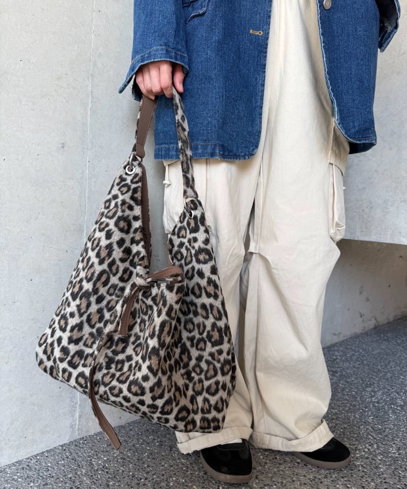予約販売】レオパード柄リバーシブルショルダーバッグ | KISHIKA