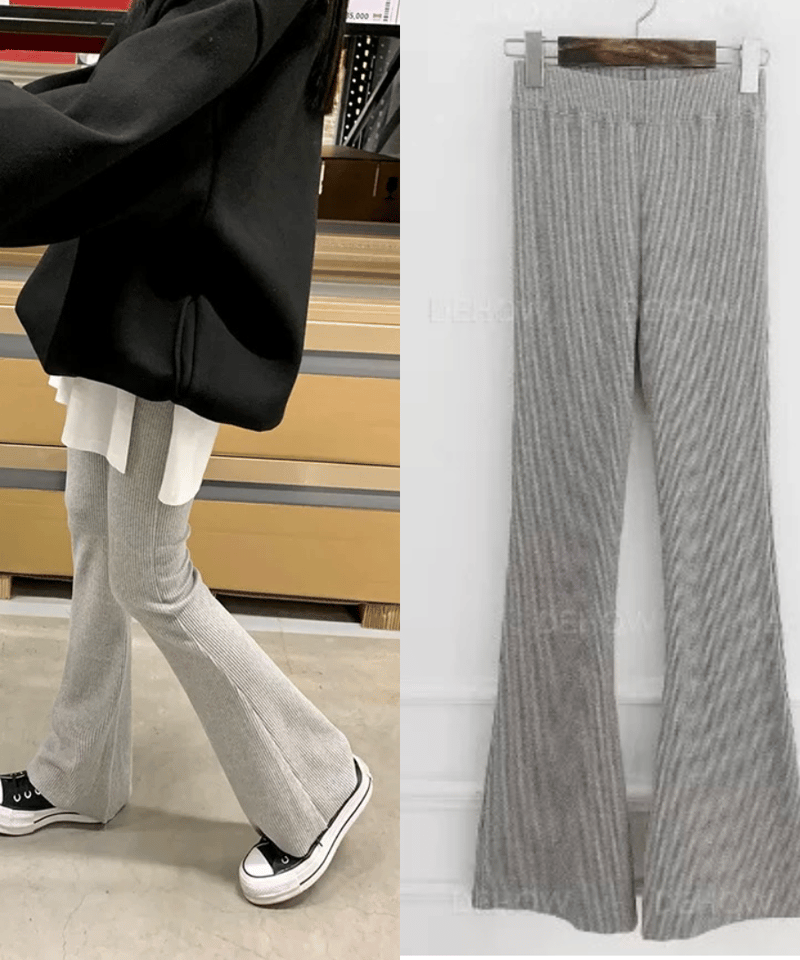 コズミックワンダー リネンフォーク巻スカートパンツ グレー  