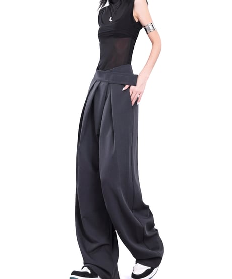 【予約販売】ベルクロWタックパンツ#グレー