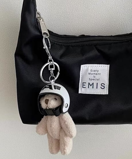 【予約販売】ヘルメットベアキーホルダー