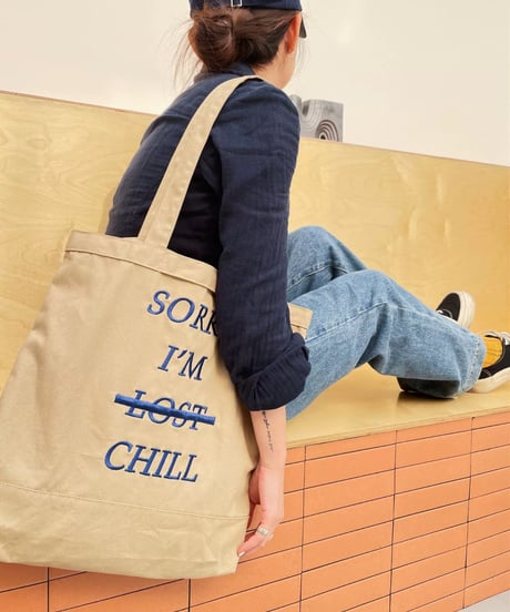 【予約販売】CHILL刺繍トートバッグ