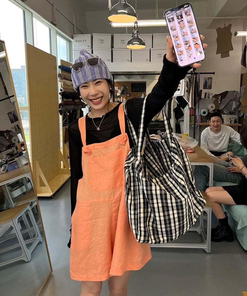 r_sato　リネンサロペット r_sato リネンサロペット リネンサロペット（サロペット