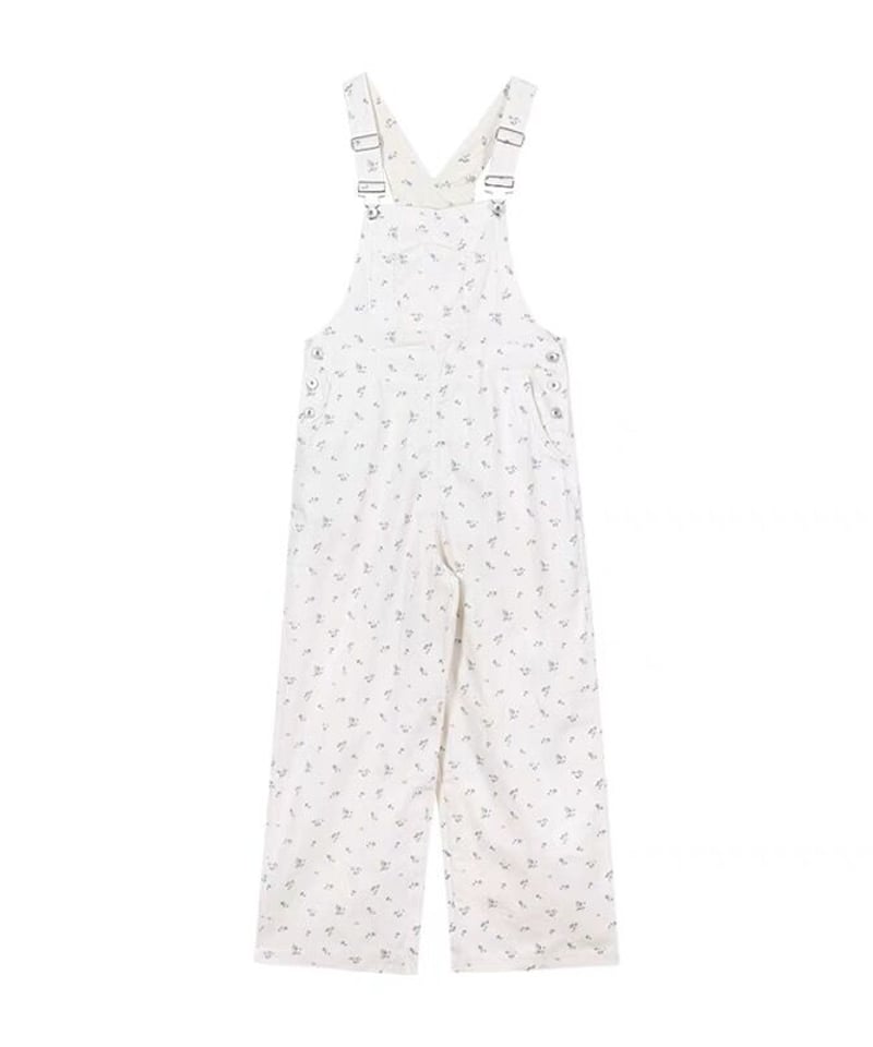 HAU サロペットパンツ　ホワイト HAU（ハウ）｜salopette pants 