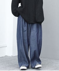 BLACK FRIDAY SALE【即納】ワイドライトデニムパンツ