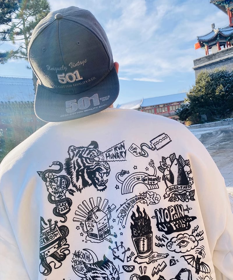 予約販売】Old School プリントスウェット | KISHIKA