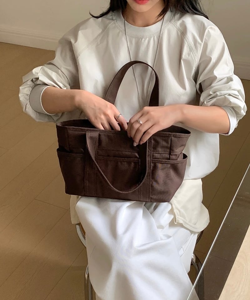 予約販売】キャンバスミニトートバッグ ファスナー付 | KISHIKA