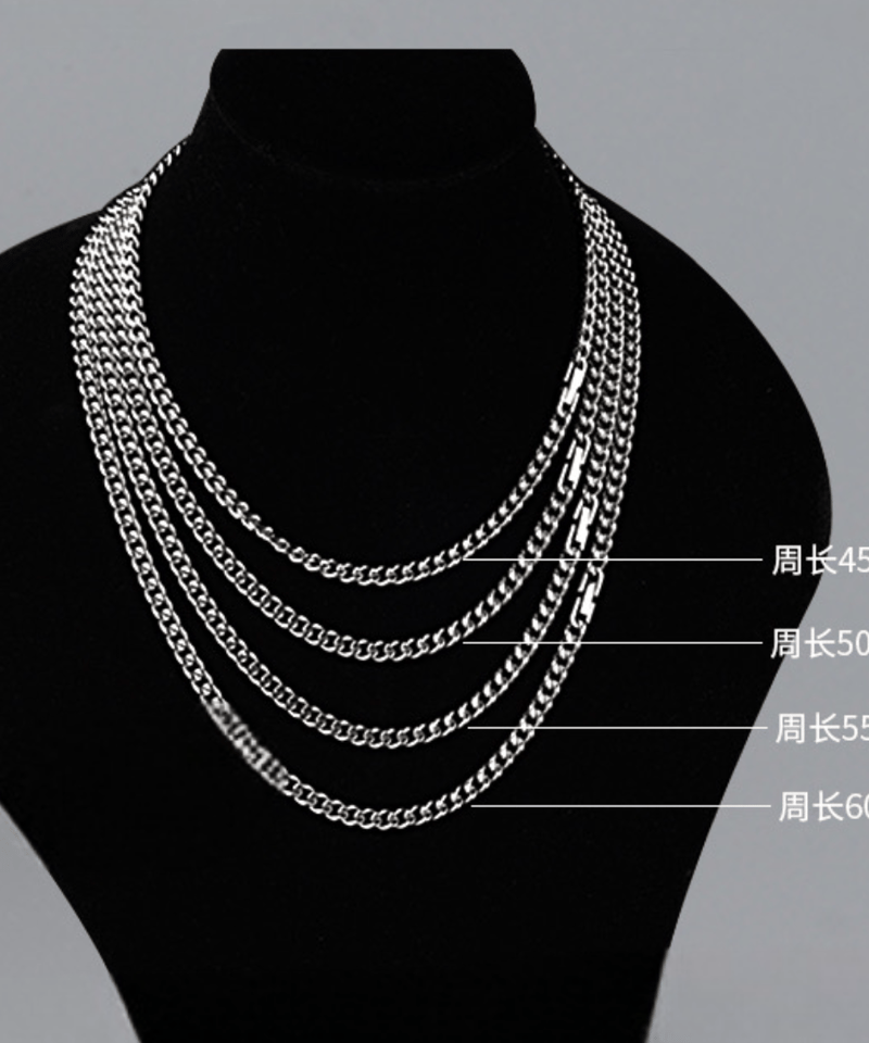 ダーク4チョコ　断捨離24K チェーンネックレス 58g チェーンネックレス / BSN-672 – BLESS