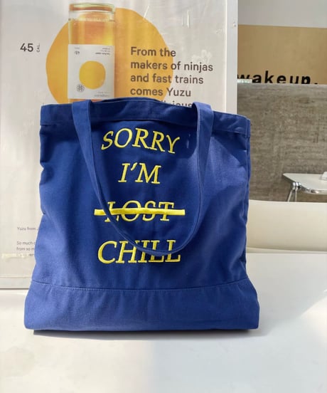 【予約販売】CHILL刺繍トートバッグ