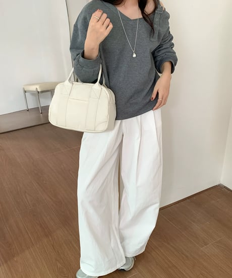 【予約販売】ナイロンラウンドミニボストンバッグ