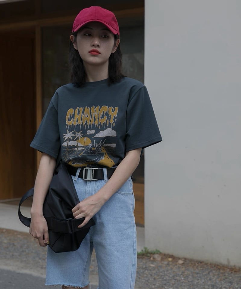 予約販売】ビンテージデザインプリントTシャツ | KISHIKA