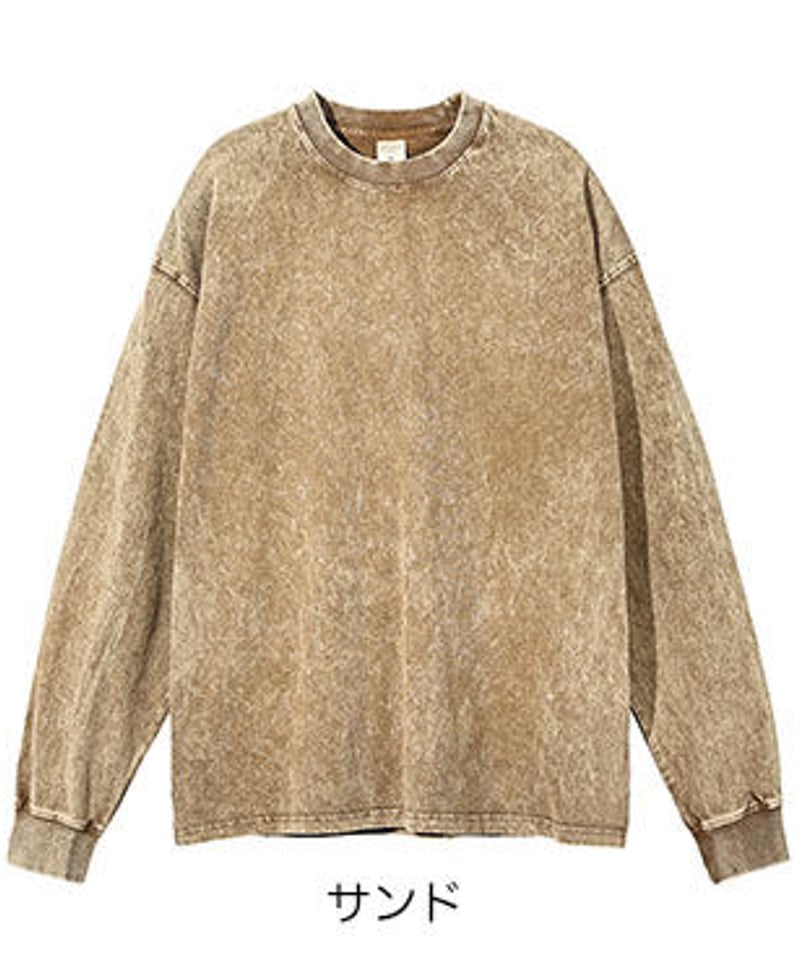 ヴィンテージ グラフィック Tシャツ ロングTシャツ ダメージ ウォッシュ tシャツ ウォッシュ加工ヴィンテージグラフィックロンT/ビッグ