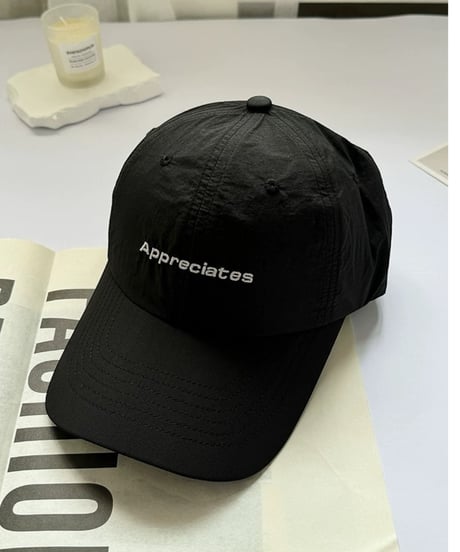 【予約販売】ロゴ刺繍ナイロンCAP キャップ