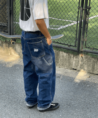 【予約販売】ペインターデニムパンツ スケーターパンツ