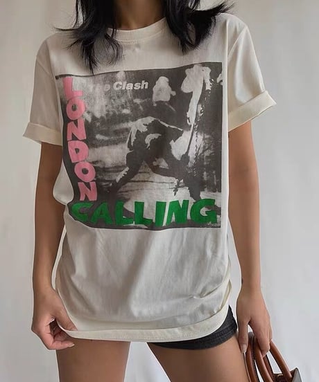【予約販売】ROCKプリントTシャツ#THE CLASH