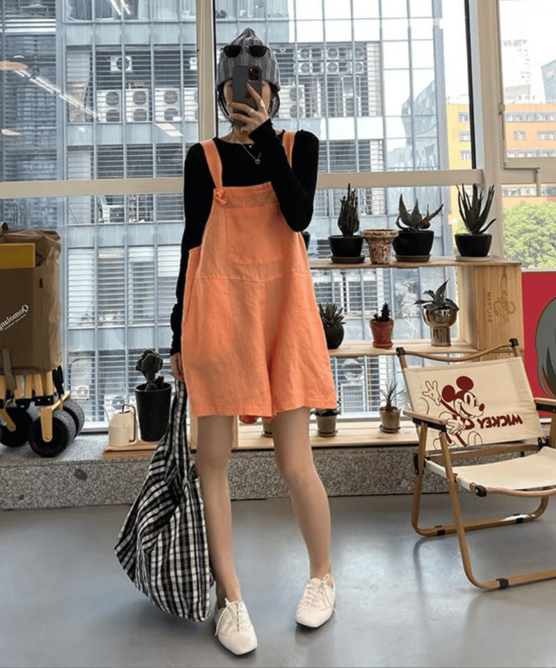 たるさめ　リネンサロペット 楽天市場】【SALE 30%OFF】DELICIOUS [デリシャス] LINEN
