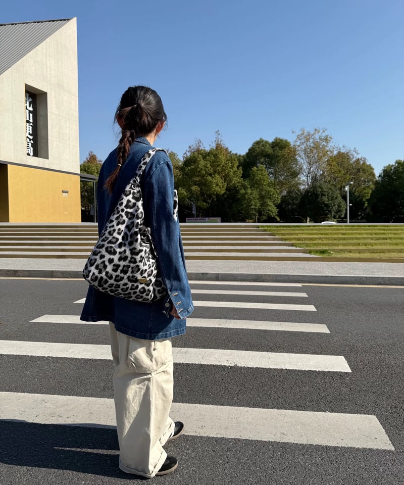 予約販売】レオパード柄リバーシブルショルダーバッグ | KISHIKA