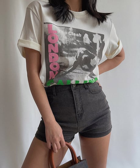 【予約販売】ROCKプリントTシャツ#THE CLASH